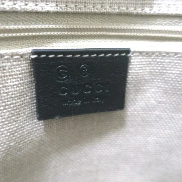 Gucci Outlet Microguccissima Joy Tote Black Leather Large Shoulder Bag - Picture 12 of 13